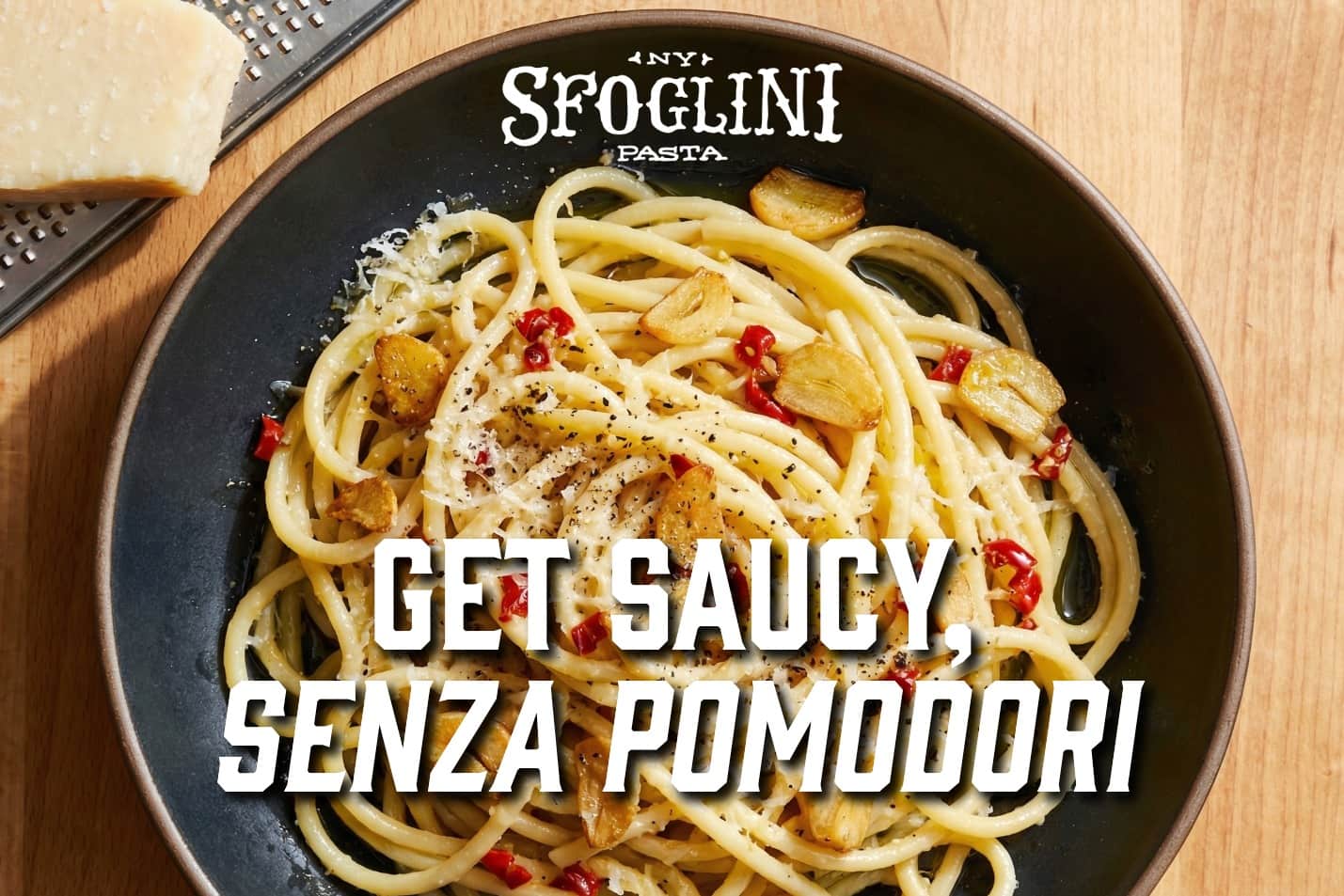 Get Saucy, Senza Pomodori