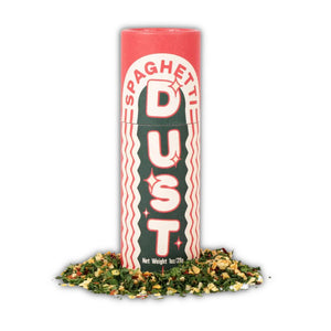 Package of Spaghetti Dust pasta seasoning