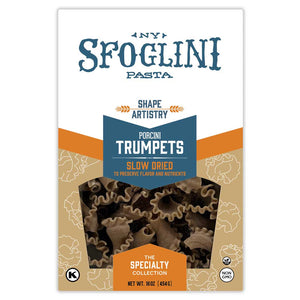 Package of Sfoglini  Porcini Trumpets pasta
